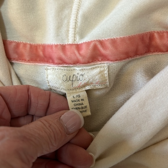 Cupio Ivory Cowl Neck Sweater szL - Picture 9 of 13